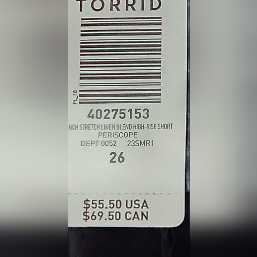 Torrid Studio Linen Short - Picture 7 of 7